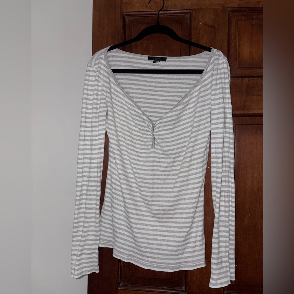 Striped Ribbed Long Sleeve - Picture 6 of 8